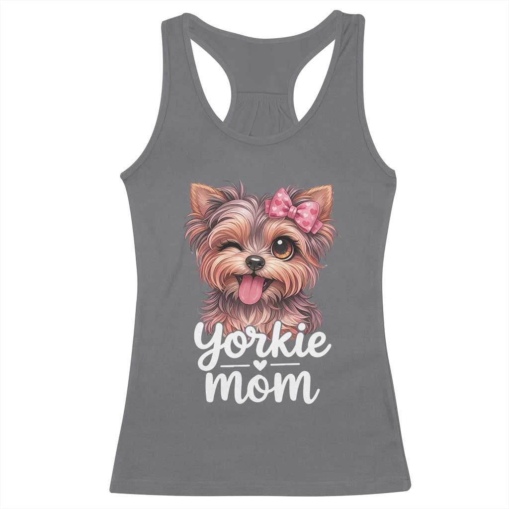 Yorkshire Terrier Dog Mom Racerback Tank Top Cute Yorkie Puppy Gift