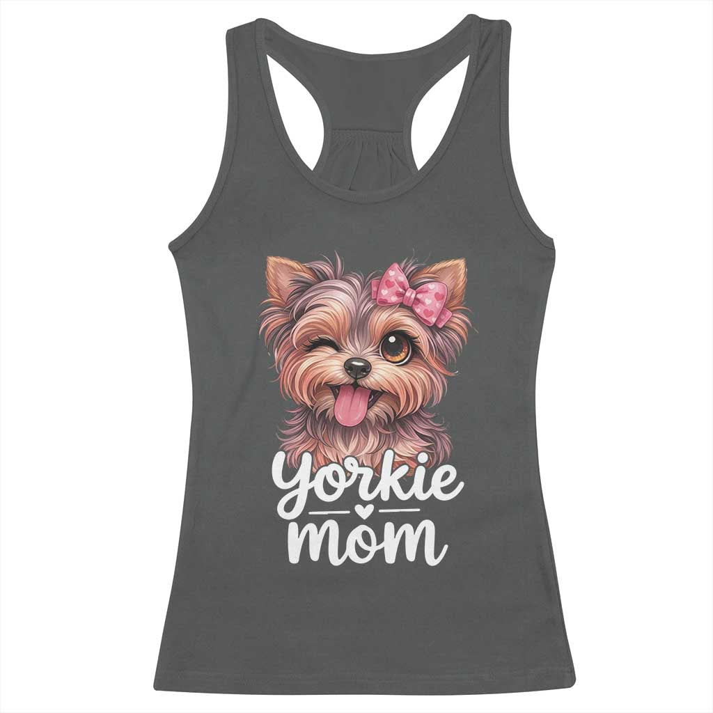 Yorkshire Terrier Dog Mom Racerback Tank Top Cute Yorkie Puppy Gift