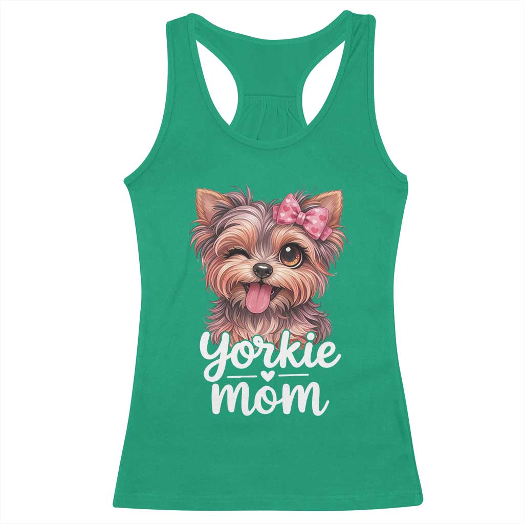 Yorkshire Terrier Dog Mom Racerback Tank Top Cute Yorkie Puppy Gift