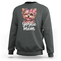 Yorkshire Terrier Dog Mom Sweatshirt Cute Yorkie Puppy Gift