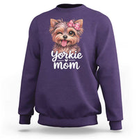 Yorkshire Terrier Dog Mom Sweatshirt Cute Yorkie Puppy Gift