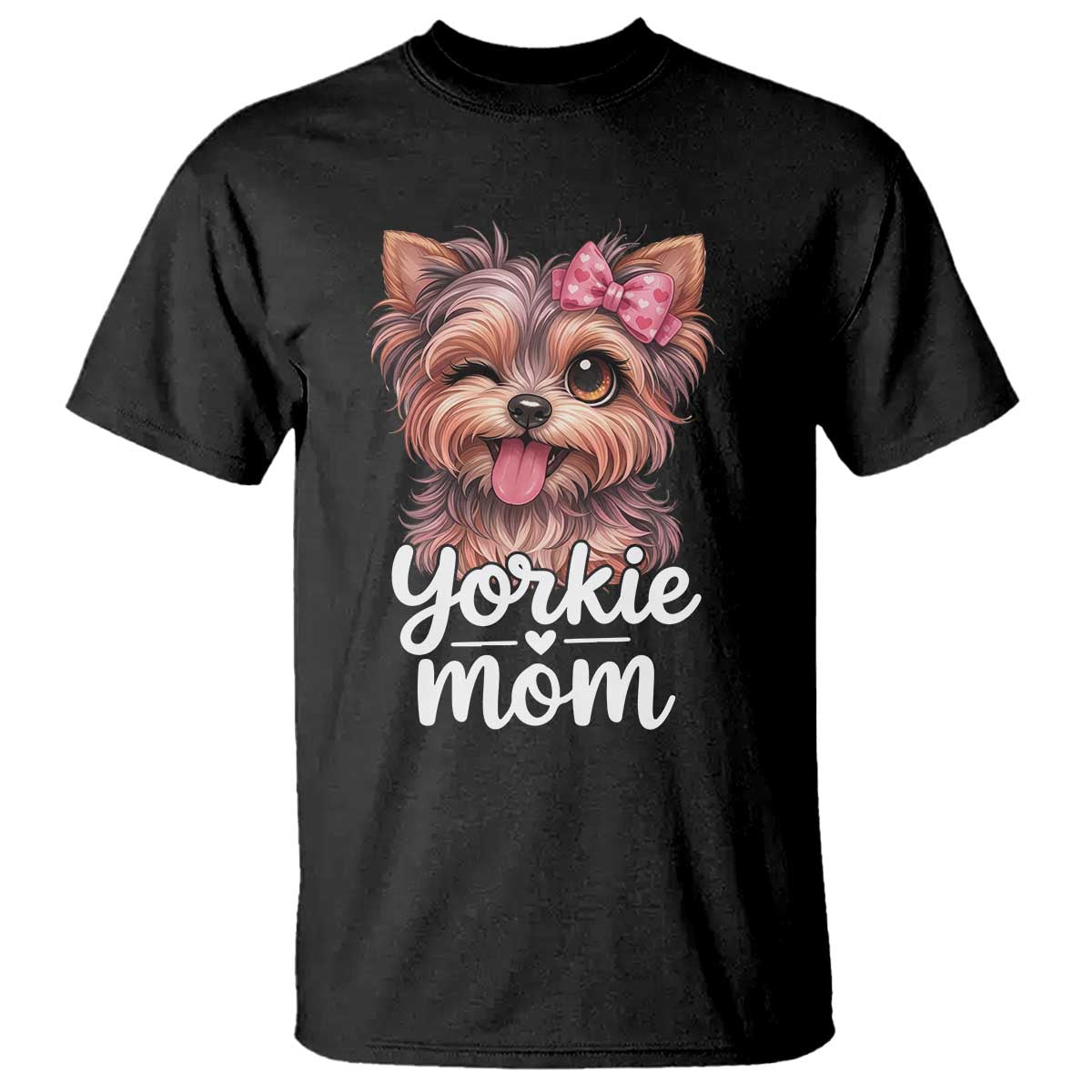 Yorkshire Terrier Dog Mom T Shirt Cute Yorkie Puppy Gift