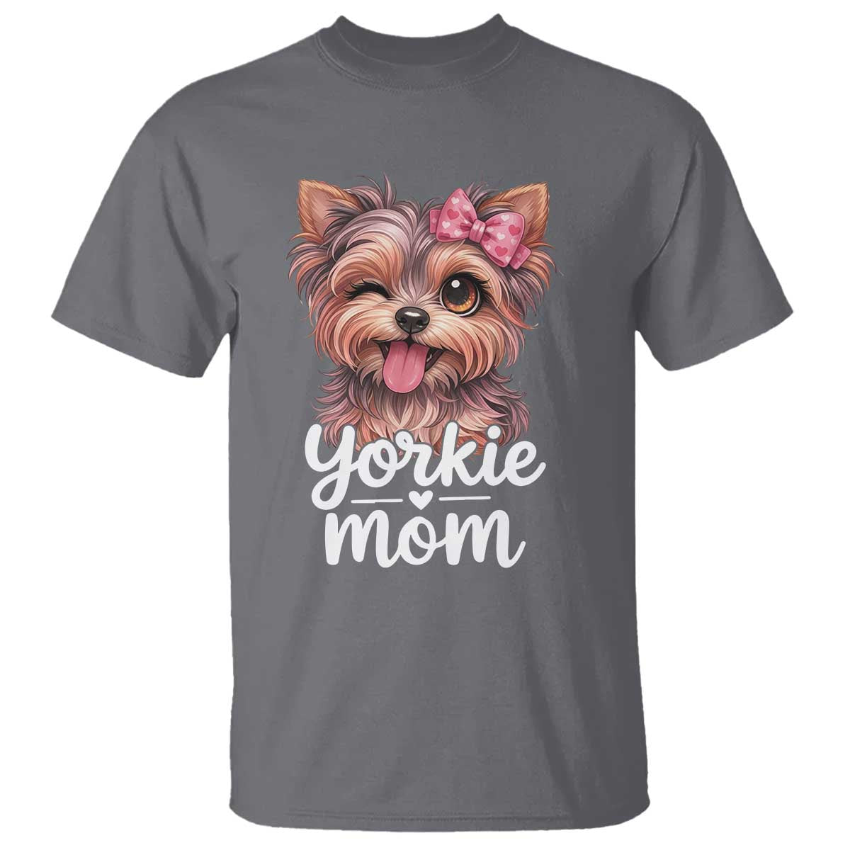 Yorkshire Terrier Dog Mom T Shirt Cute Yorkie Puppy Gift