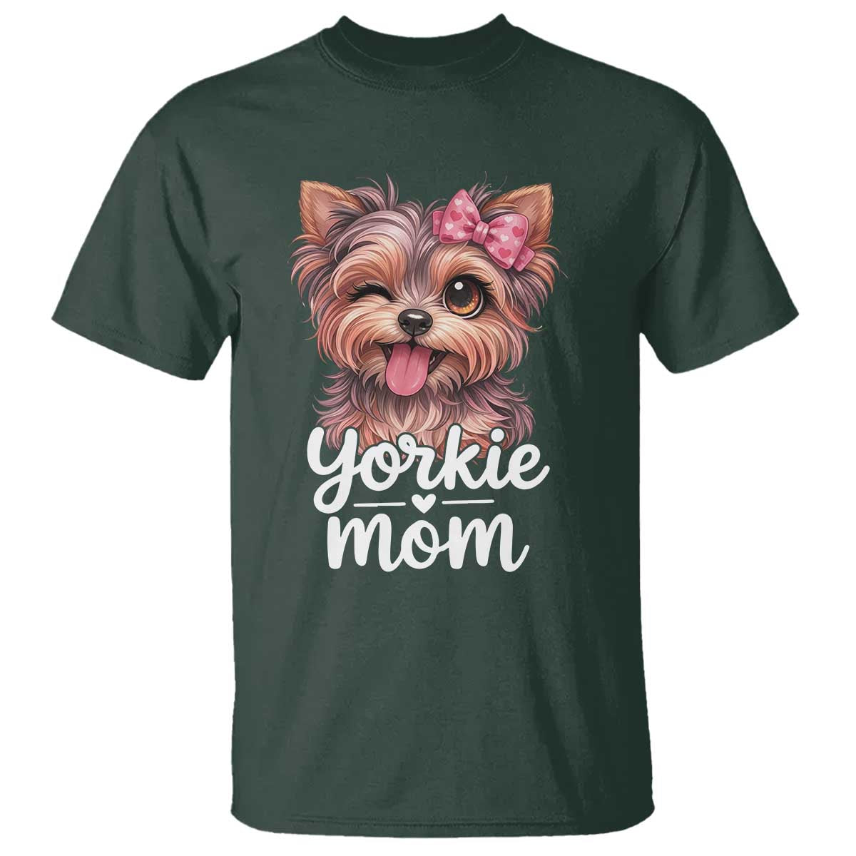Yorkshire Terrier Dog Mom T Shirt Cute Yorkie Puppy Gift