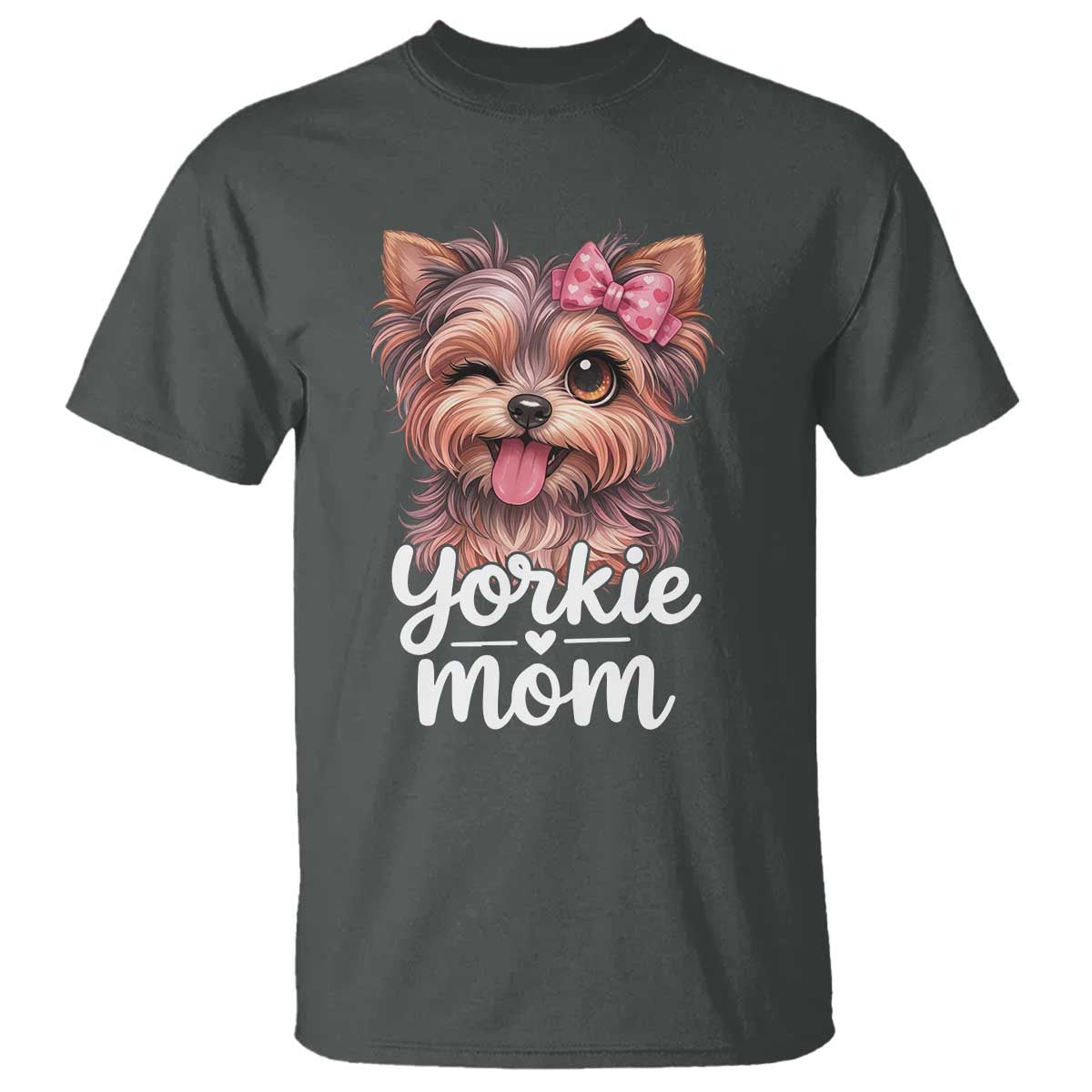 Yorkshire Terrier Dog Mom T Shirt Cute Yorkie Puppy Gift