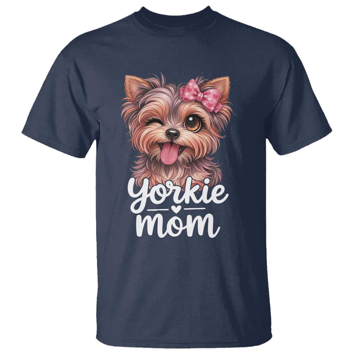 Yorkshire Terrier Dog Mom T Shirt Cute Yorkie Puppy Gift