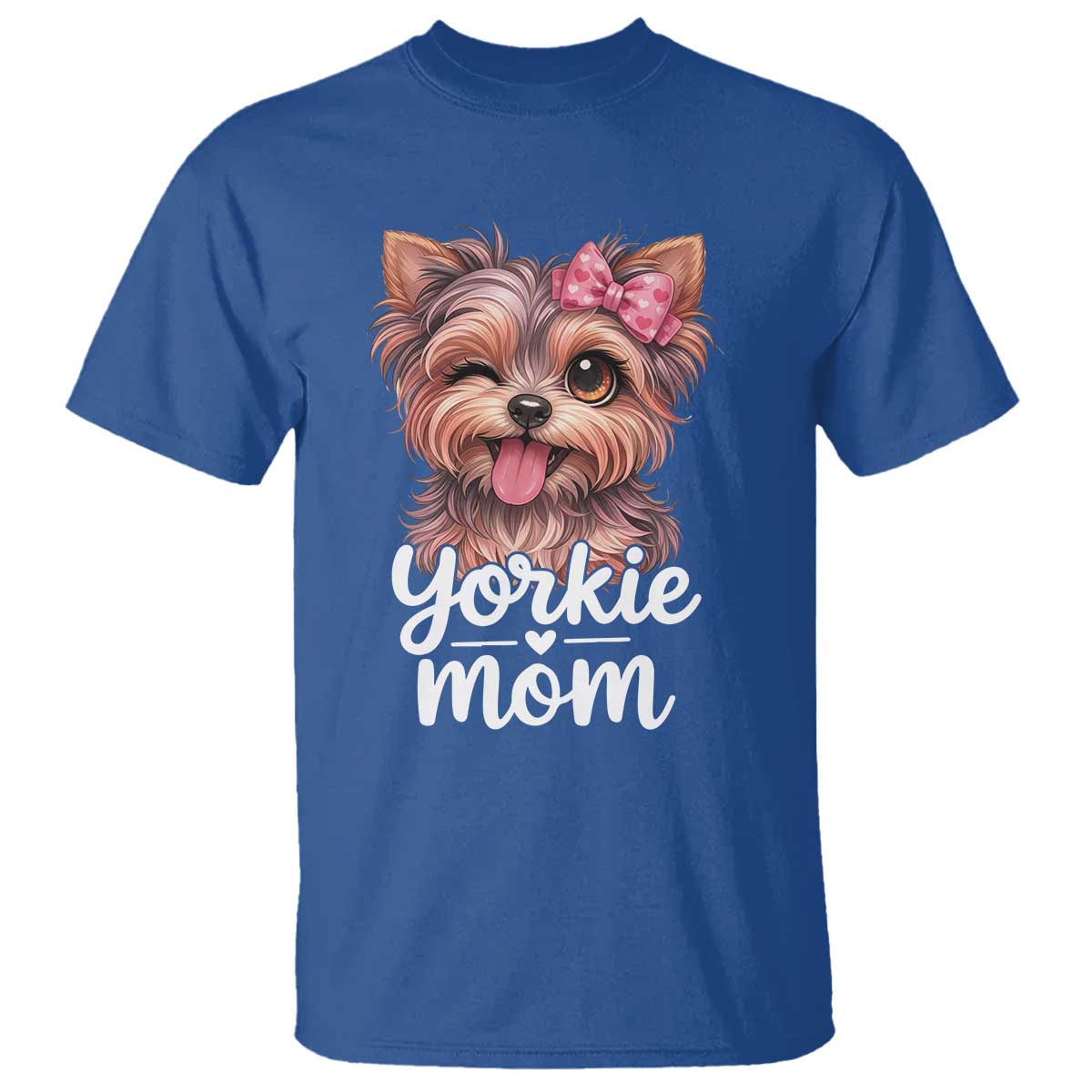 Yorkshire Terrier Dog Mom T Shirt Cute Yorkie Puppy Gift
