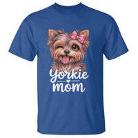 Yorkshire Terrier Dog Mom T Shirt Cute Yorkie Puppy Gift