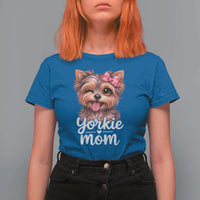 Yorkshire Terrier Dog Mom T Shirt For Women Cute Yorkie Puppy Gift