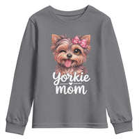 Yorkshire Terrier Dog Mom Youth Sweatshirt Cute Yorkie Puppy Gift