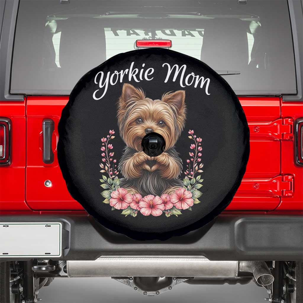 Cute Yorkie Mama Spare Tire Cover Yorkshire Terrier Dog Lover