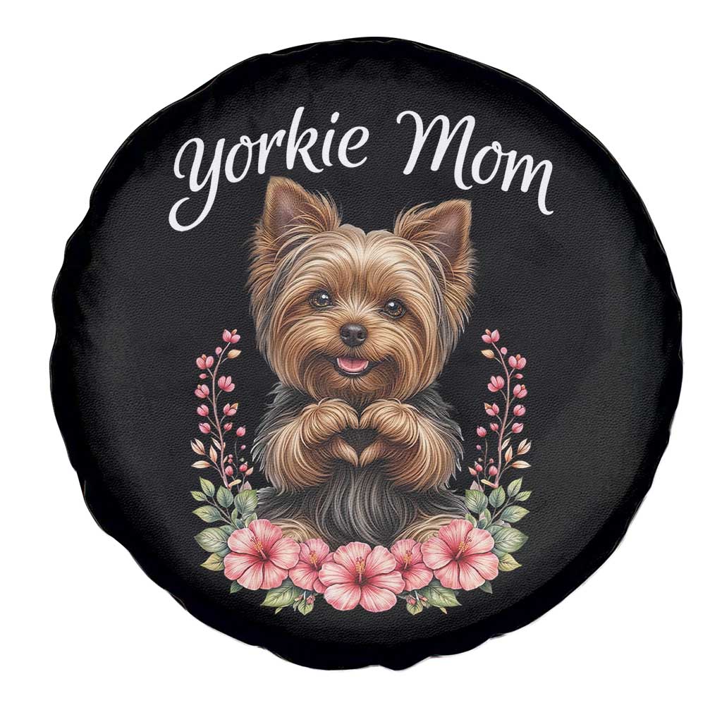Cute Yorkie Mama Spare Tire Cover Yorkshire Terrier Dog Lover