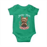 Cute Yorkie Mama Baby Onesie Yorkshire Terrier Dog Lover