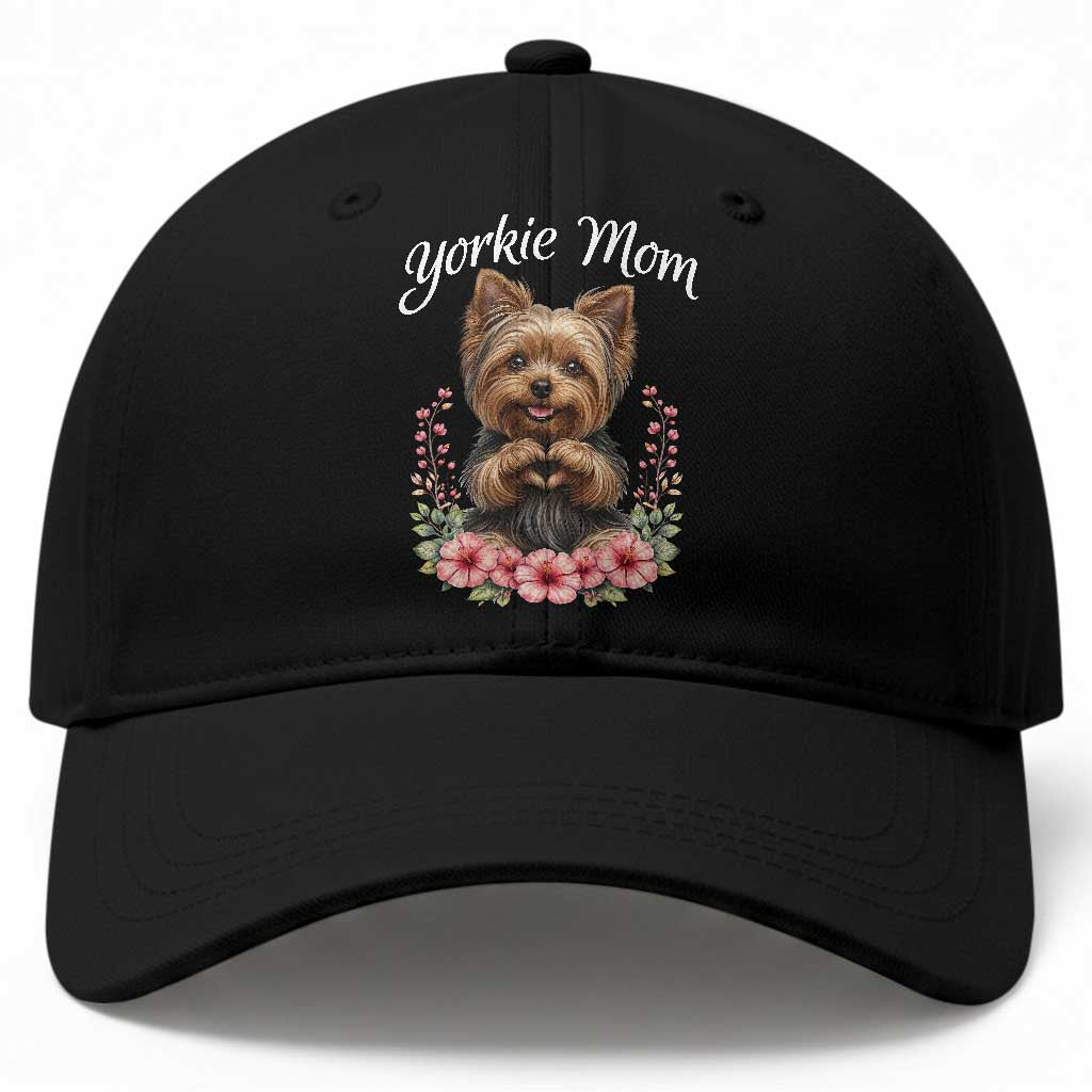 Cute Yorkie Mama Baseball Cap Yorkshire Terrier Dog Lover