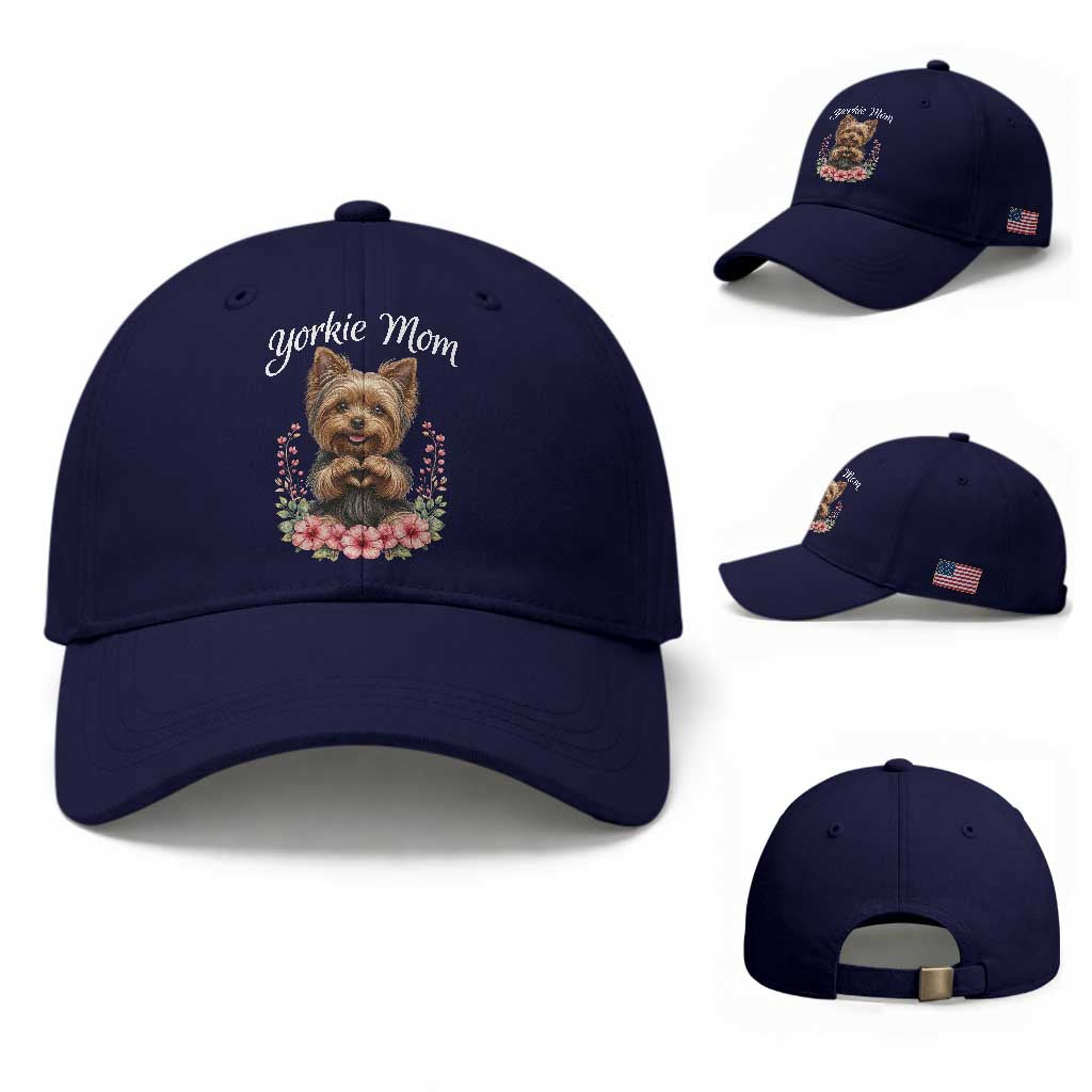 Cute Yorkie Mama Baseball Cap Yorkshire Terrier Dog Lover