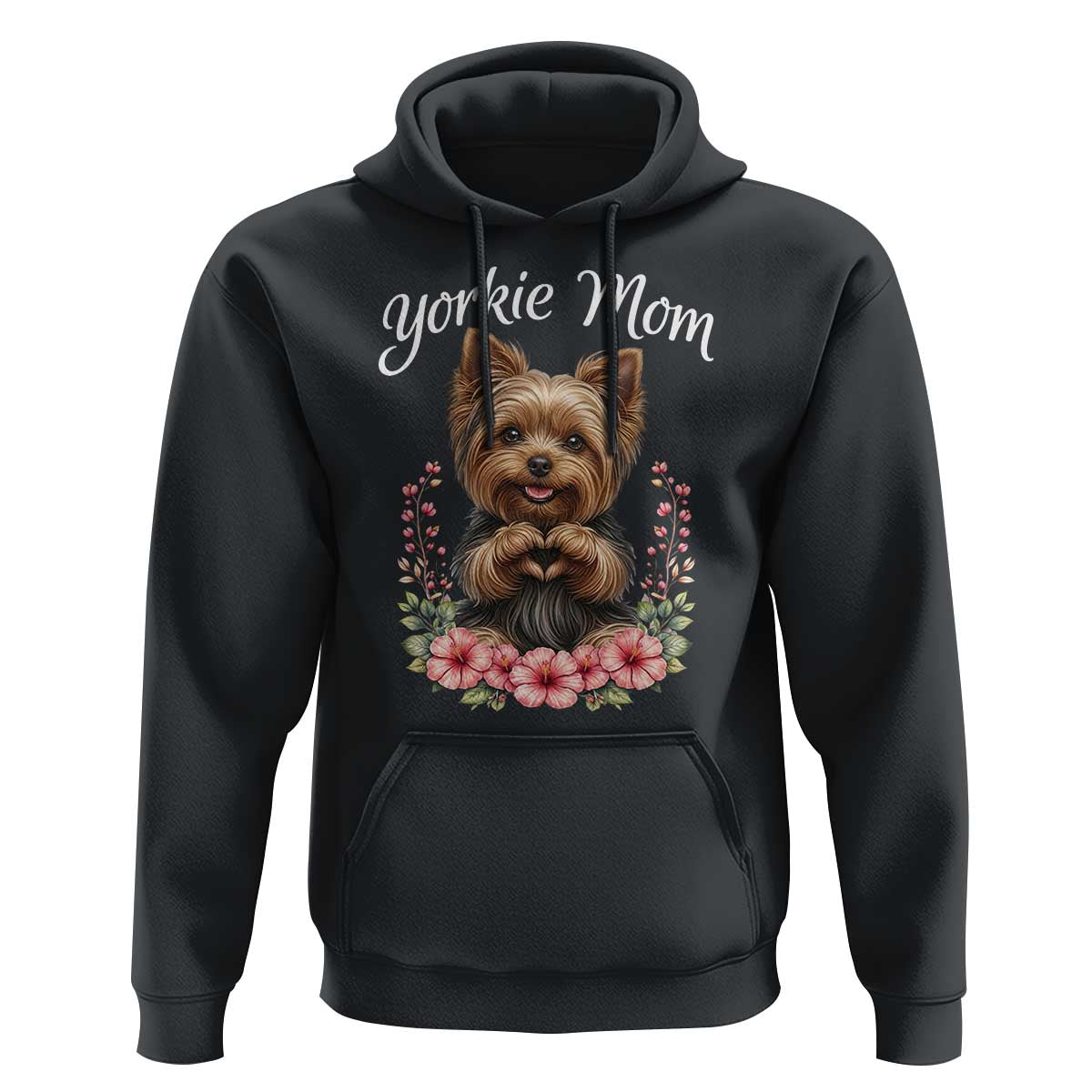 Cute Yorkie Mama Hoodie Yorkshire Terrier Dog Lover