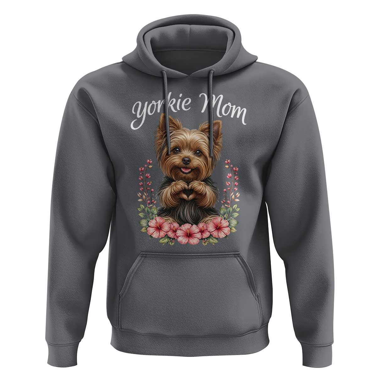 Cute Yorkie Mama Hoodie Yorkshire Terrier Dog Lover