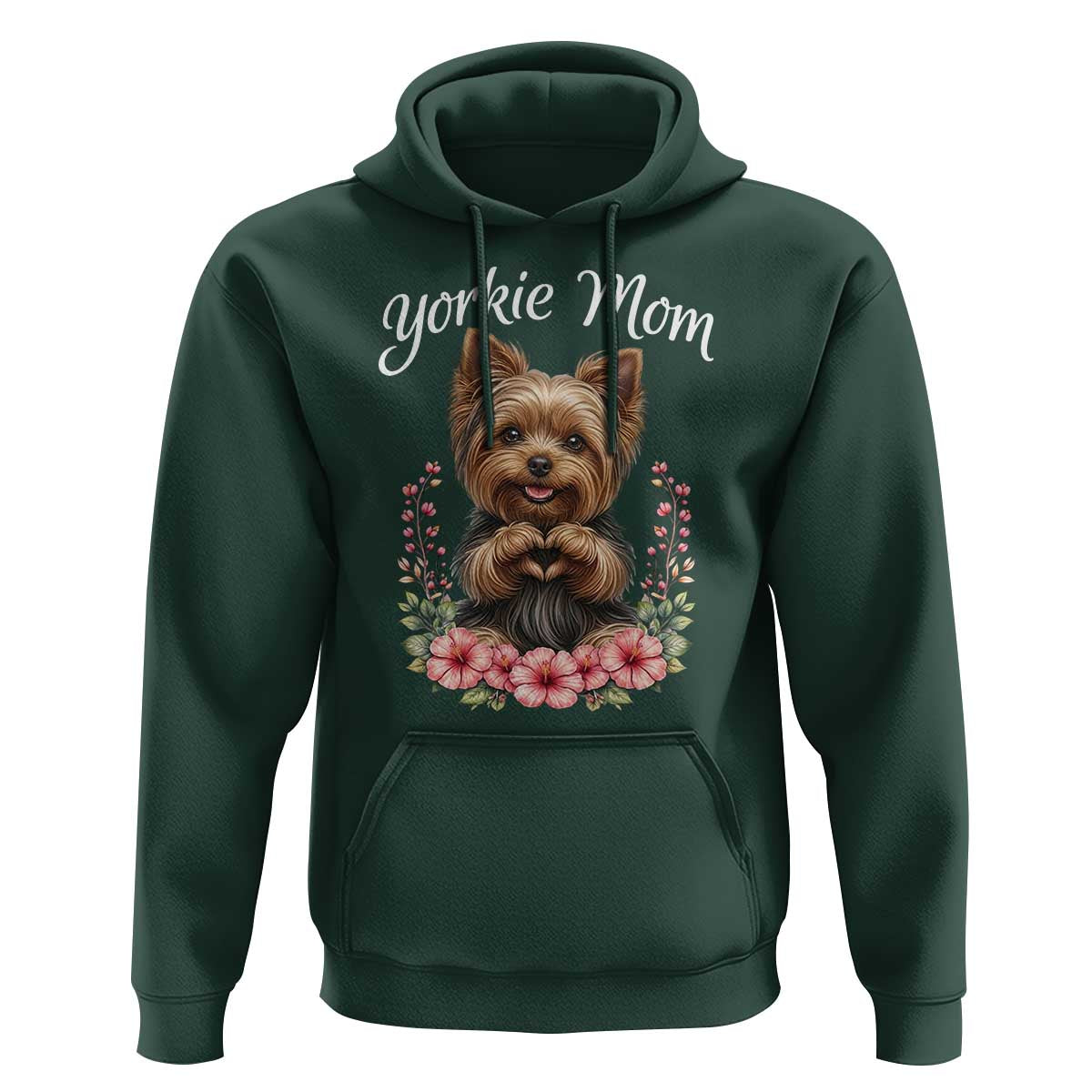 Cute Yorkie Mama Hoodie Yorkshire Terrier Dog Lover