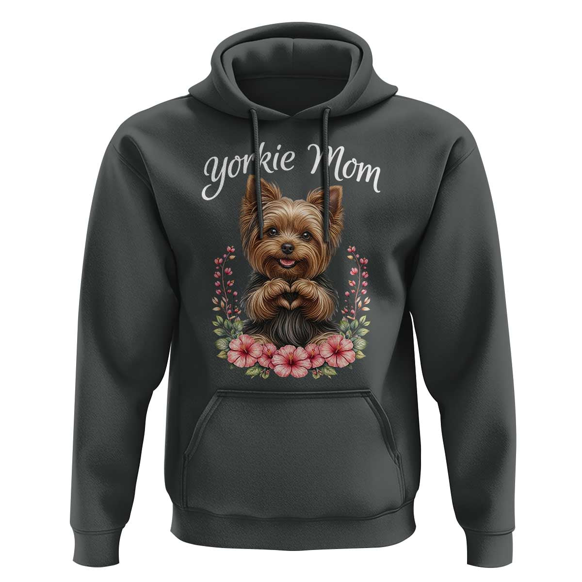 Cute Yorkie Mama Hoodie Yorkshire Terrier Dog Lover