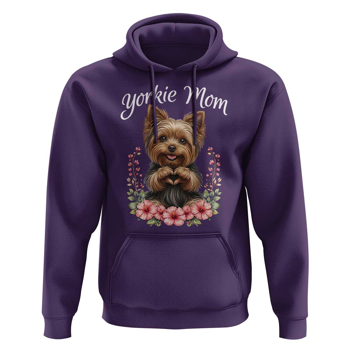 Cute Yorkie Mama Hoodie Yorkshire Terrier Dog Lover