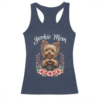Cute Yorkie Mama Racerback Tank Top Yorkshire Terrier Dog Lover