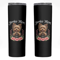 Cute Yorkie Mama Skinny Tumbler Yorkshire Terrier Dog Lover