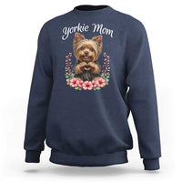 Cute Yorkie Mama Sweatshirt Yorkshire Terrier Dog Lover