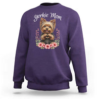 Cute Yorkie Mama Sweatshirt Yorkshire Terrier Dog Lover