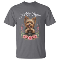 Cute Yorkie Mama T Shirt Yorkshire Terrier Dog Lover