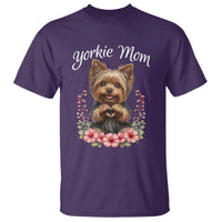 Cute Yorkie Mama T Shirt Yorkshire Terrier Dog Lover