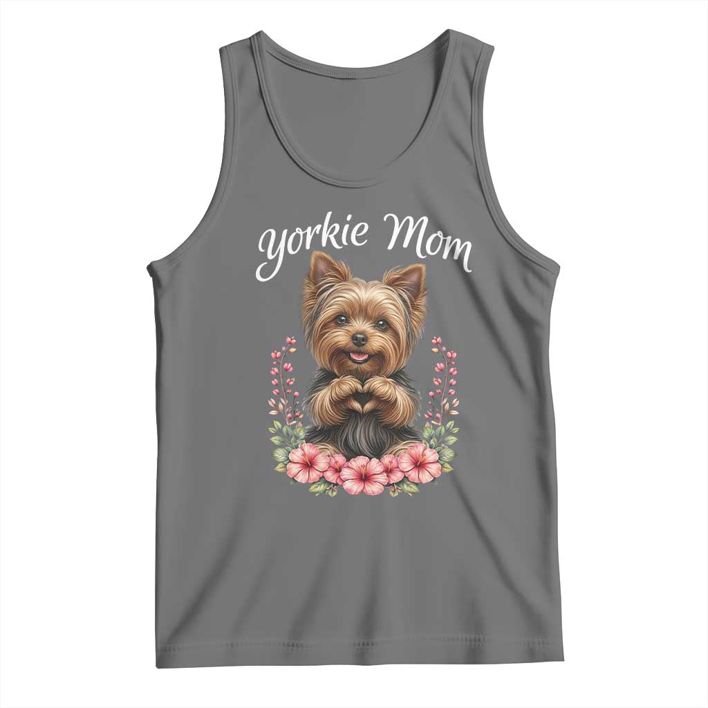 Cute Yorkie Mama Tank Top Yorkshire Terrier Dog Lover
