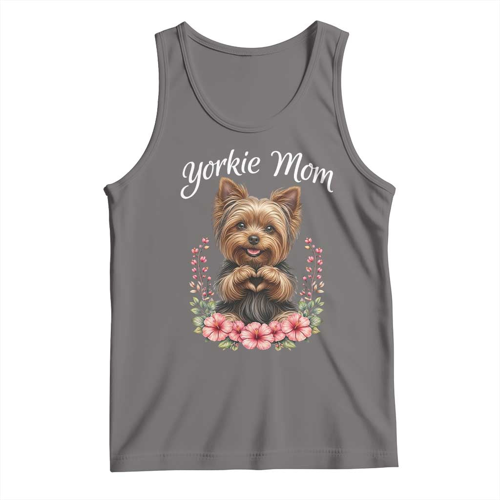 Cute Yorkie Mama Tank Top Yorkshire Terrier Dog Lover