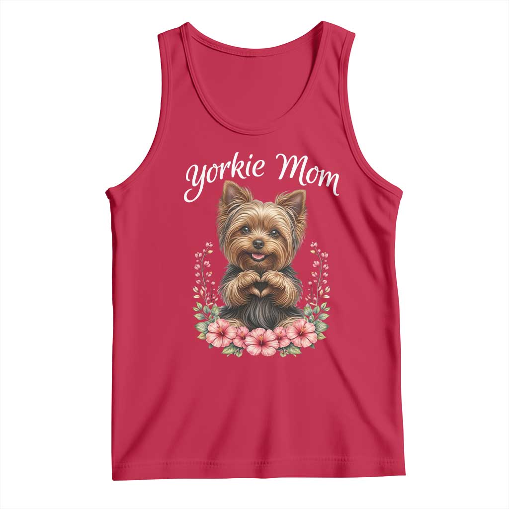 Cute Yorkie Mama Tank Top Yorkshire Terrier Dog Lover