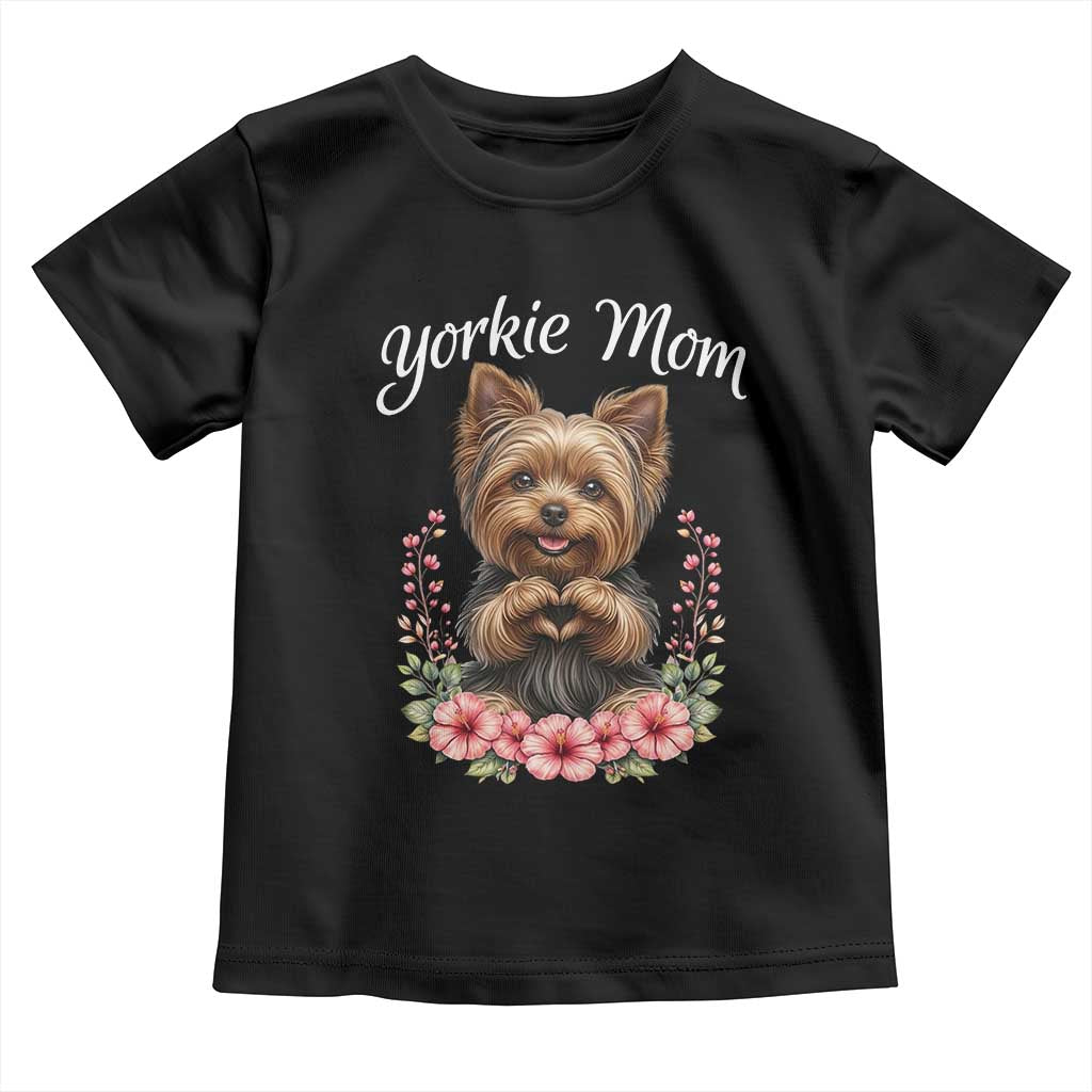 Cute Yorkie Mama Toddler T Shirt Yorkshire Terrier Dog Lover