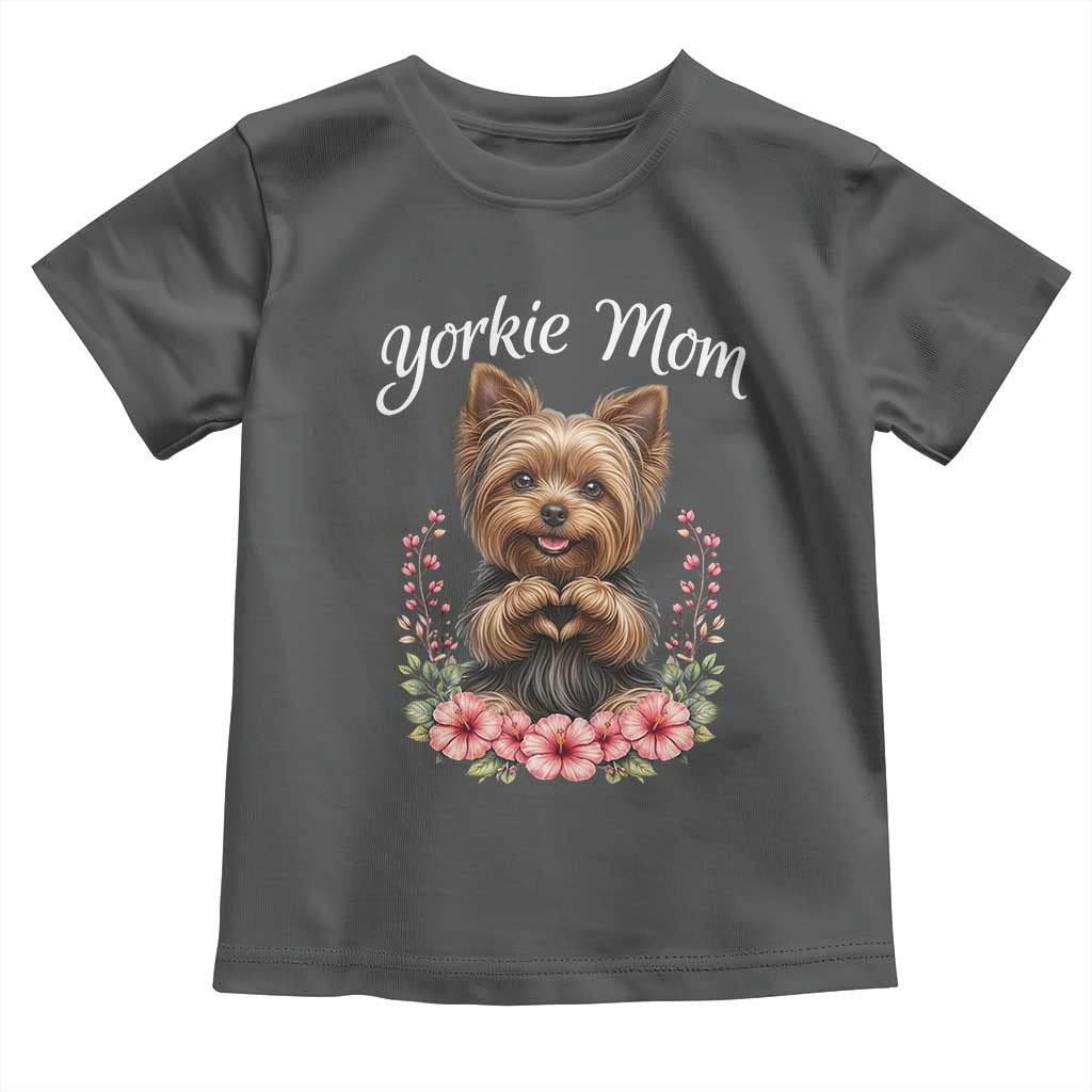Cute Yorkie Mama Toddler T Shirt Yorkshire Terrier Dog Lover