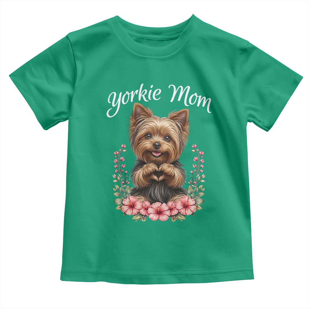 Cute Yorkie Mama Toddler T Shirt Yorkshire Terrier Dog Lover
