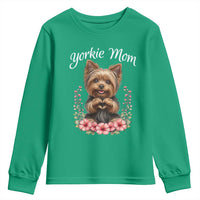 Cute Yorkie Mama Youth Sweatshirt Yorkshire Terrier Dog Lover
