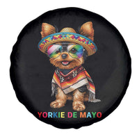 Yorkie De Mayo Spare Tire Cover Cinco De Mayo Dog Lover