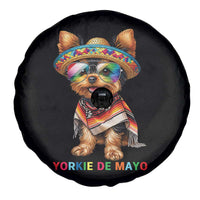 Yorkie De Mayo Spare Tire Cover Cinco De Mayo Dog Lover