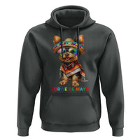 Yorkie De Mayo Hoodie Cinco De Mayo Dog Lover