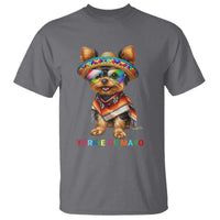 Yorkie De Mayo T Shirt Cinco De Mayo Dog Lover