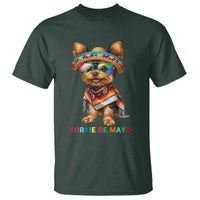 Yorkie De Mayo T Shirt Cinco De Mayo Dog Lover