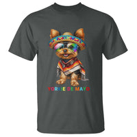 Yorkie De Mayo T Shirt Cinco De Mayo Dog Lover