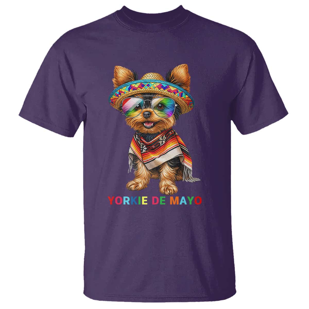 Yorkie De Mayo T Shirt Cinco De Mayo Dog Lover