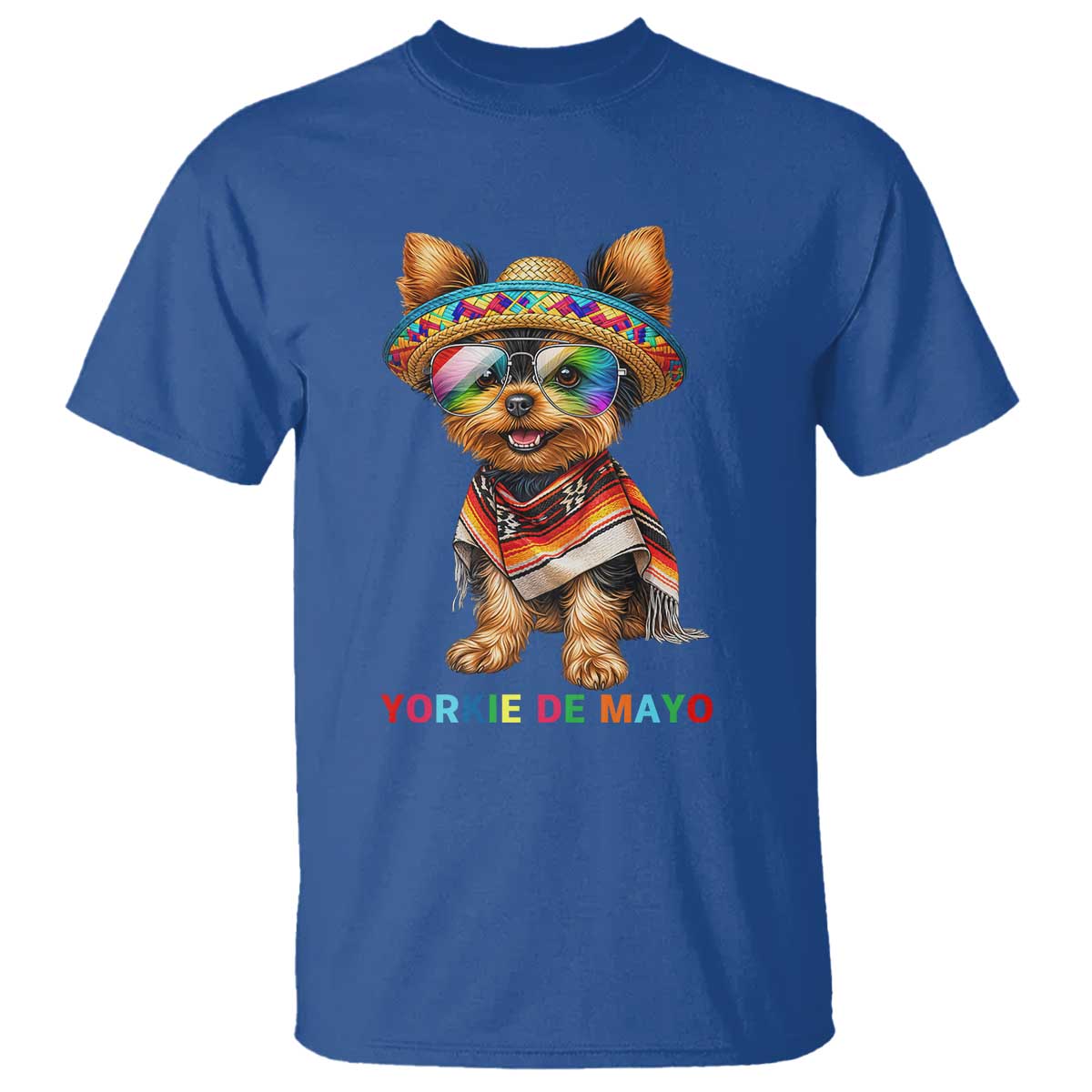 Yorkie De Mayo T Shirt Cinco De Mayo Dog Lover