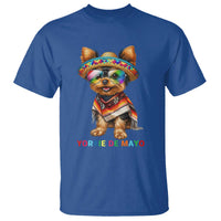Yorkie De Mayo T Shirt Cinco De Mayo Dog Lover