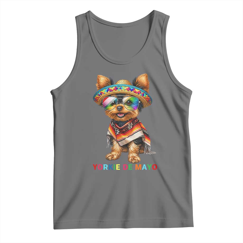 Yorkie De Mayo Tank Top Cinco De Mayo Dog Lover