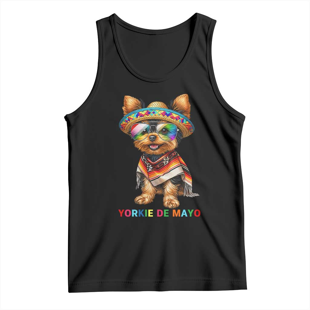 Yorkie De Mayo Tank Top Cinco De Mayo Dog Lover