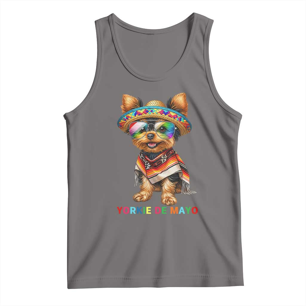 Yorkie De Mayo Tank Top Cinco De Mayo Dog Lover