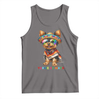 Yorkie De Mayo Tank Top Cinco De Mayo Dog Lover